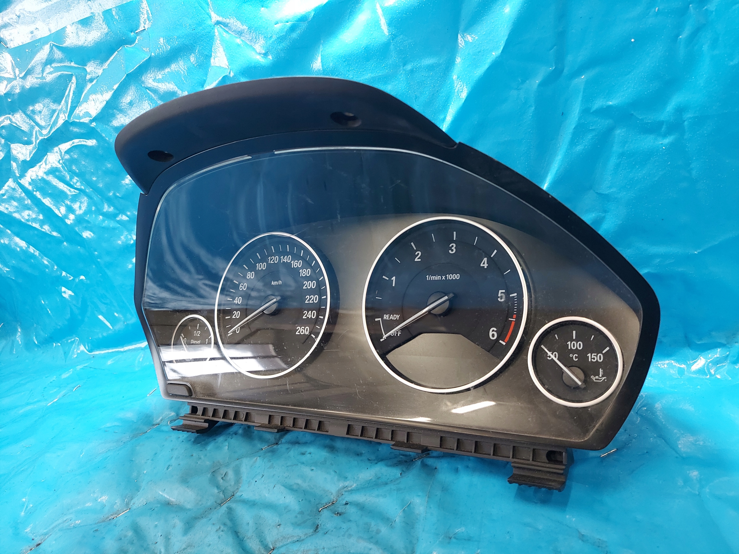 dials clock BMW F30 F31 DIESEL START STOP 9232895
