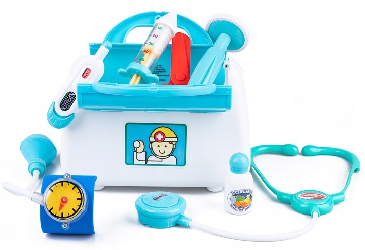 MAŁY DOKTOR ZESTAW LEKARZ INTERAKTYWNY WALIZECZKA Rola lekarz