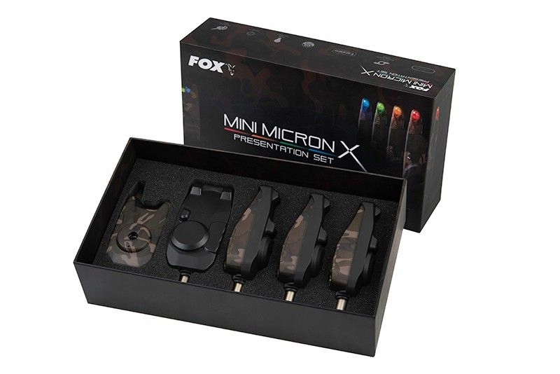 Zestaw sygnalizatorów Fox Mini Micron X 4+1 Camo