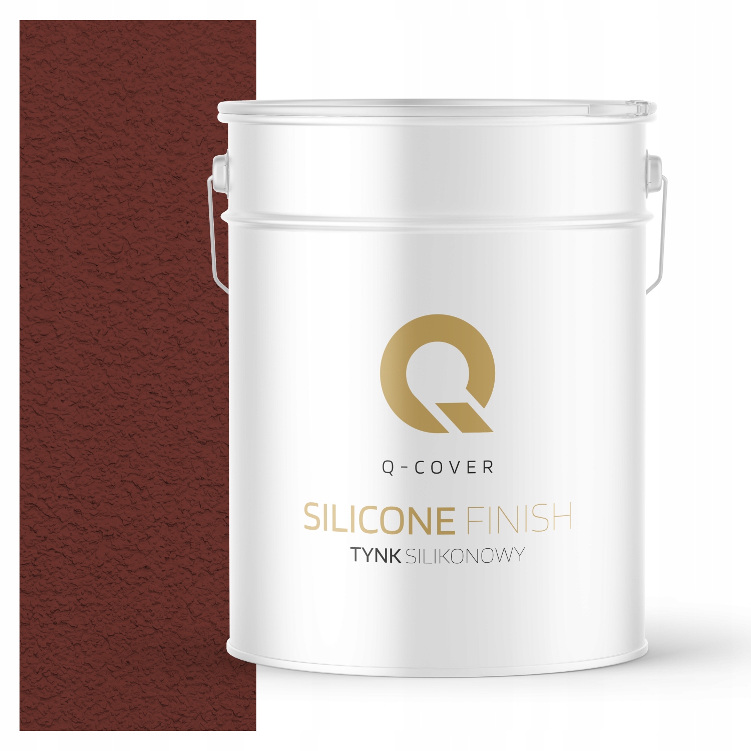 Silikónová Fasádna Omietka Višňová 15KG Baranek Granulácia 3.0mm Ral 3009