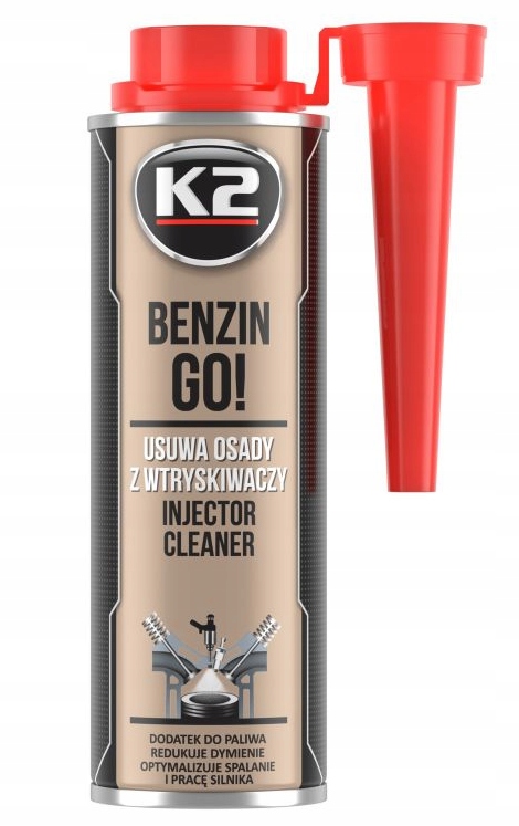 K2 Benzin Go do paliwa, usuwa zabrudzenia 250 ml