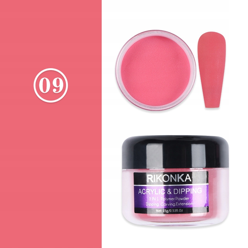 Akryl kolorowy proszek akrylowy 15g do zdobień