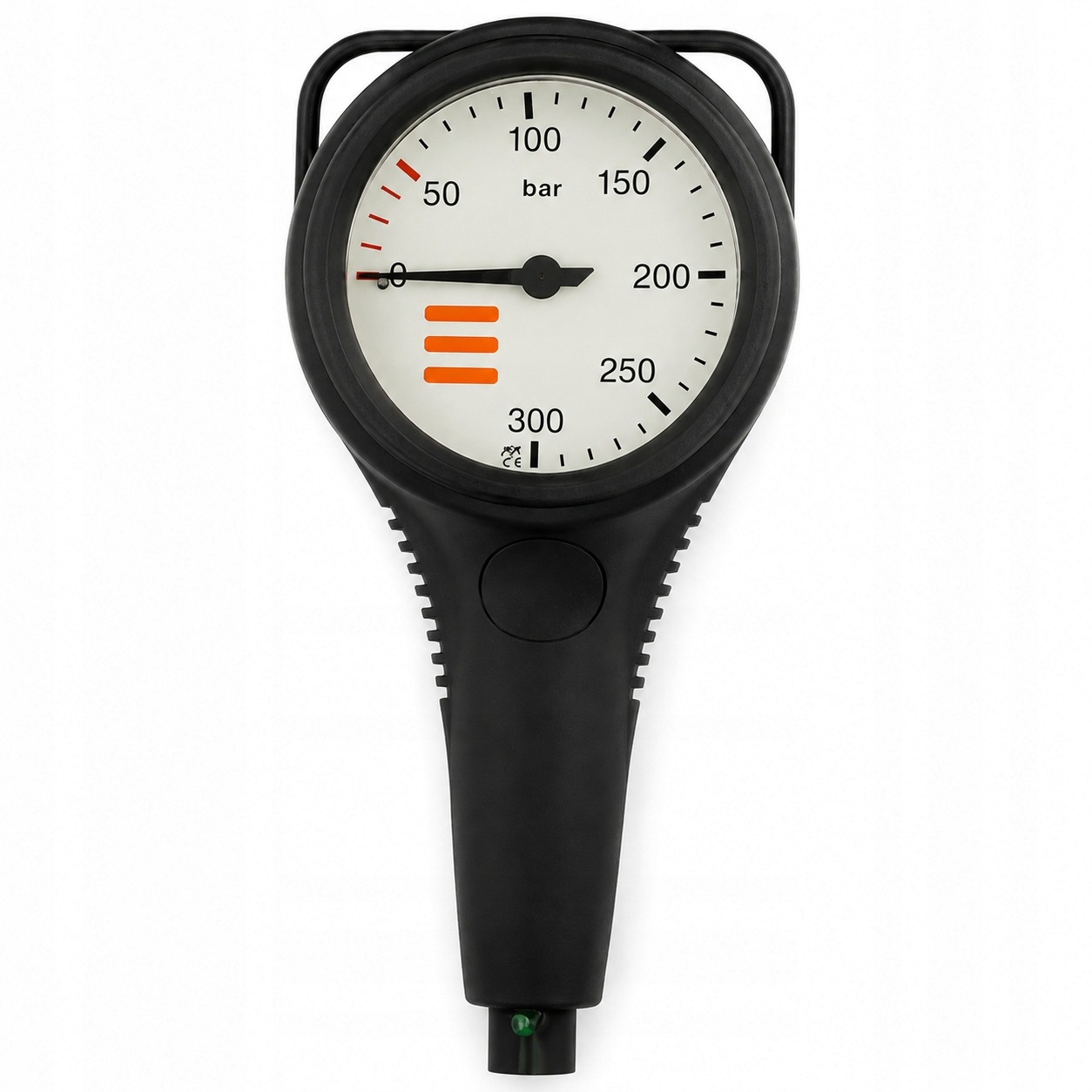 Tecline Combo 63mm manometr nurkowy wąż Hp 80cm 300 bar, robocze 230 bar