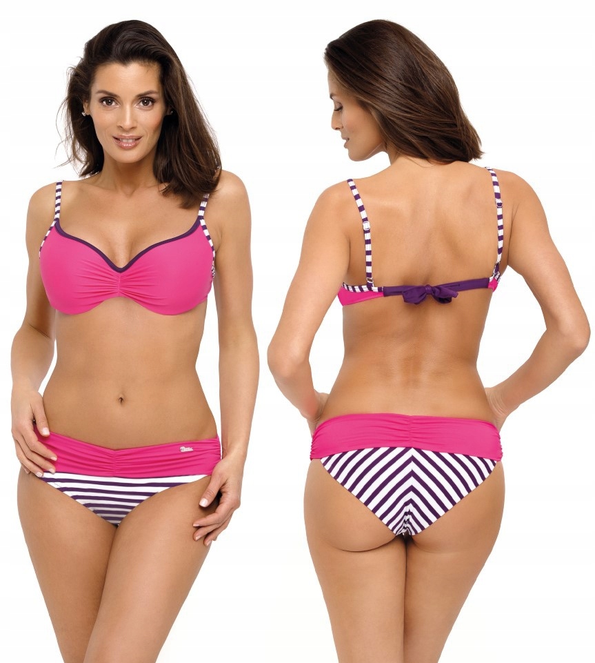 

Kostium kąpielowy M-503/4 strój push-up róż 36