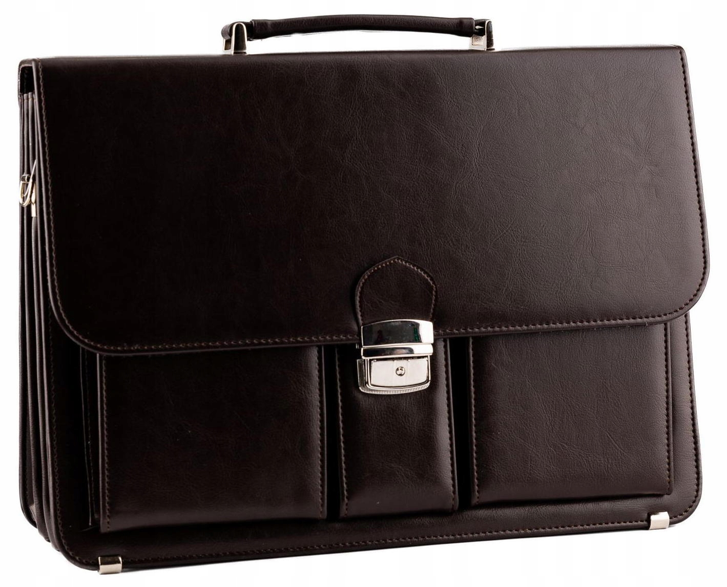 

Teczka Aktówka męska skórzana Producent T10 czekol