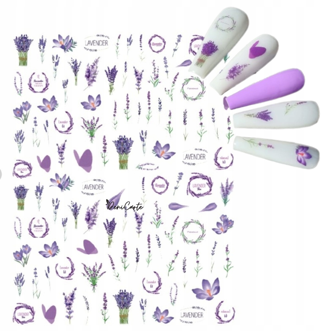 NAKLEJKI NA PAZNOKCIE SAMOPRZYLEPNE DO ZDOBIEŃ