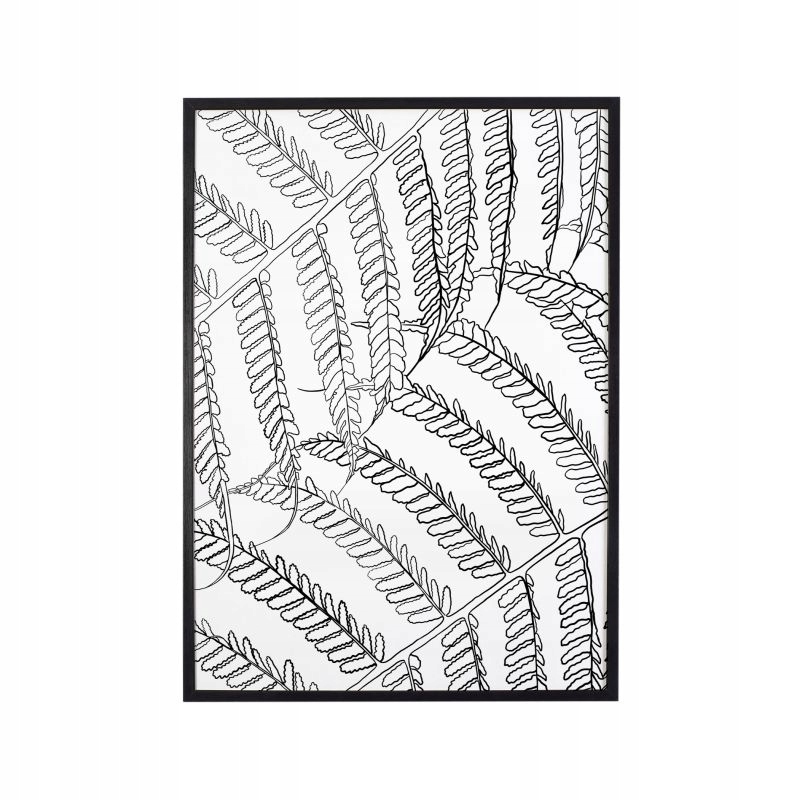 

Plakat w ramie duży 40x60cm leaves white