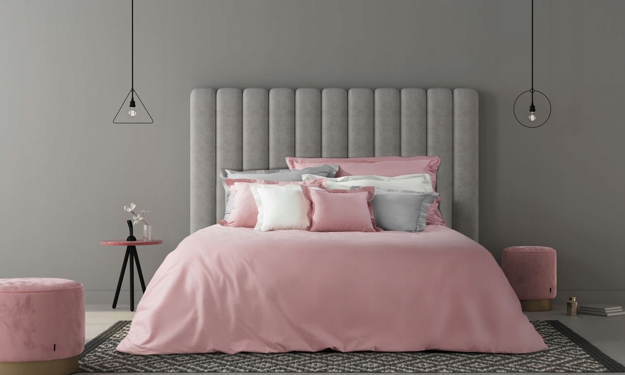 Poszwa na kołdrę bawełniana gładka 180X200 SREBRNY Materiał bawełna