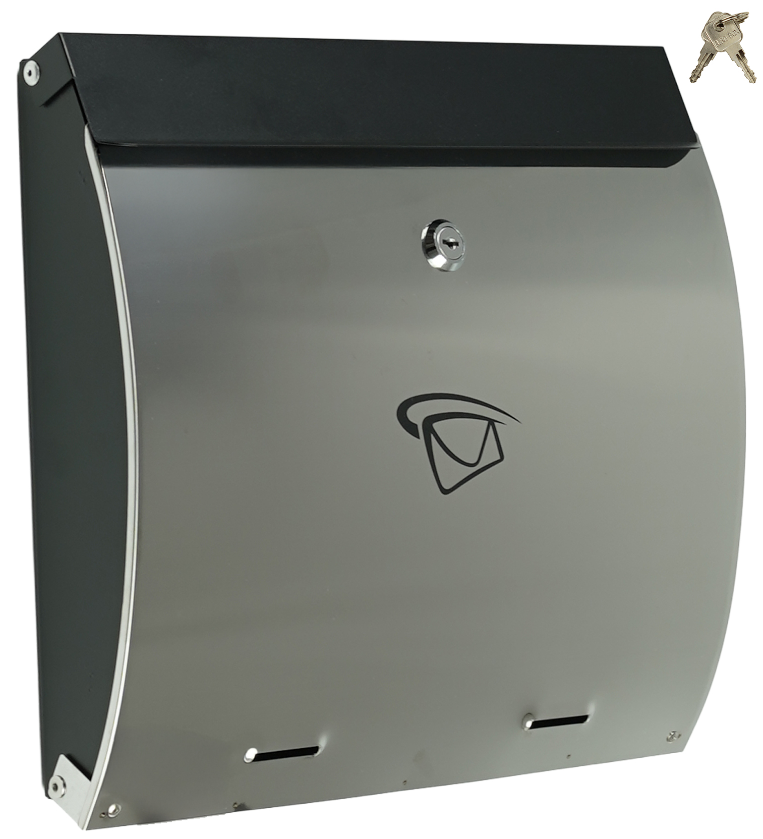 Poštovní Schránka 35 x 35 CM Velká Nerezová Premium Pl