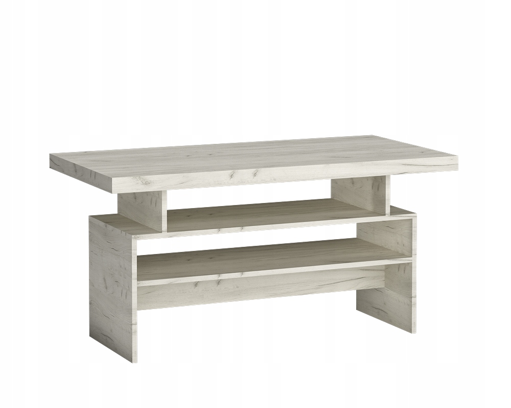 Klasický konferenční stolek Velaro Salon Kancelář Kraft Bílá Police