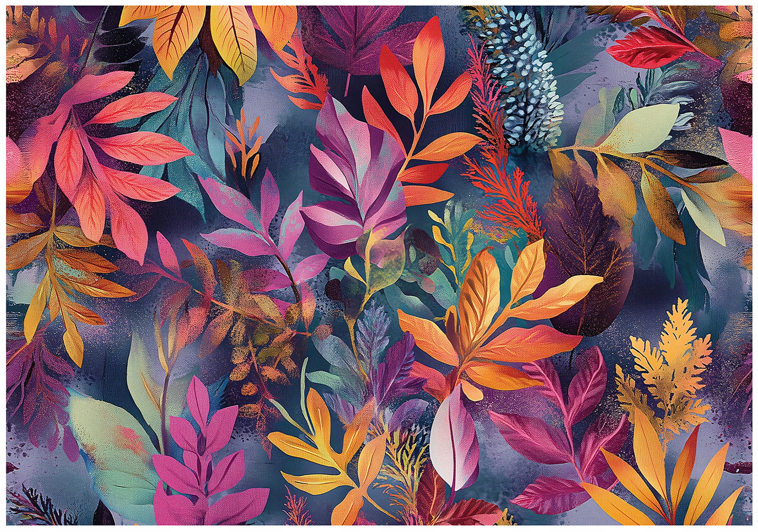 Tapeta Abstrakce Džungle Listy Fototapeta Na Zeď 300x210