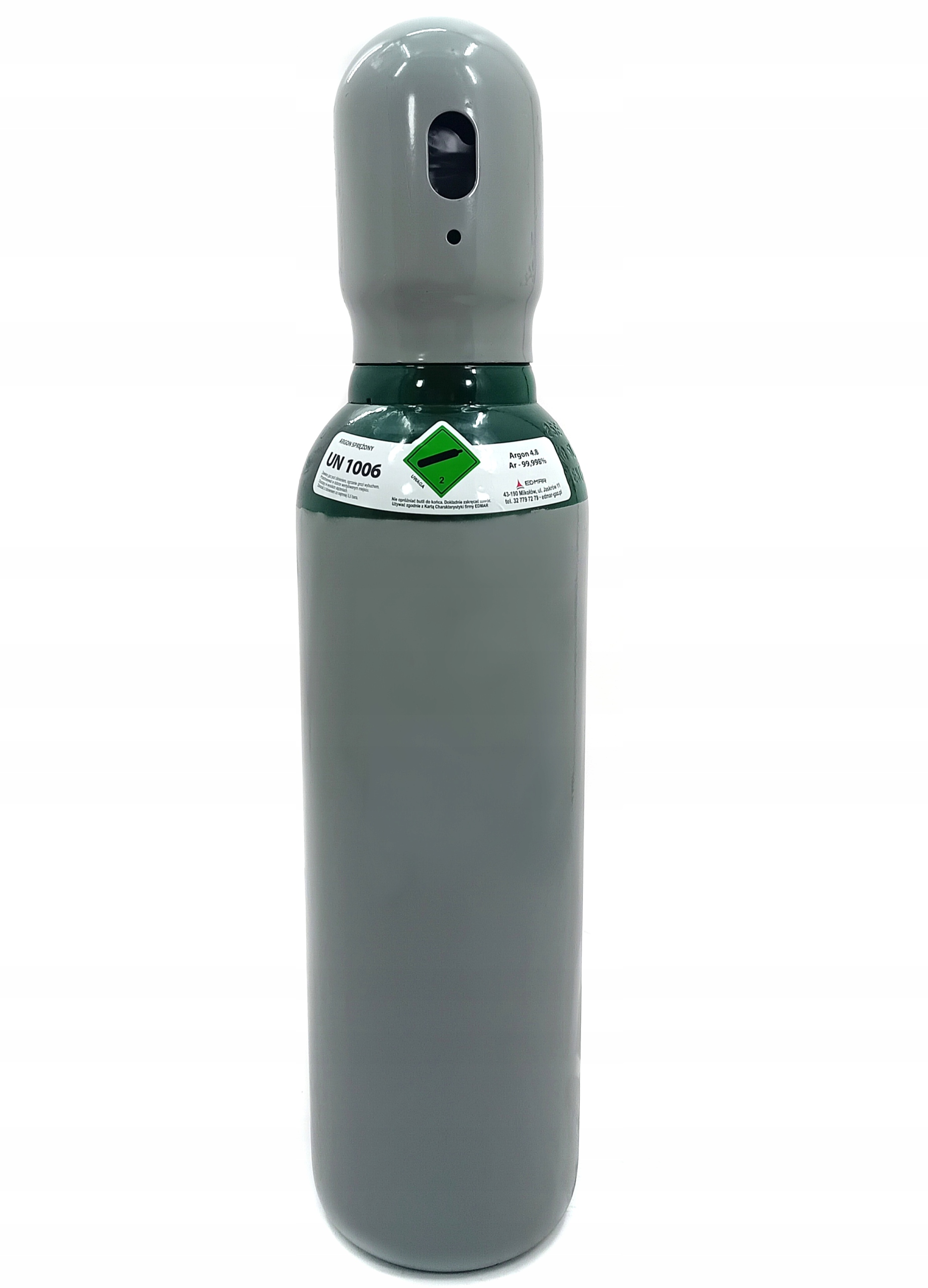 Lahev Argon 150 Bar 5 l Plná Nová Poklice Mig Tig Ar 10 let legalizace 150