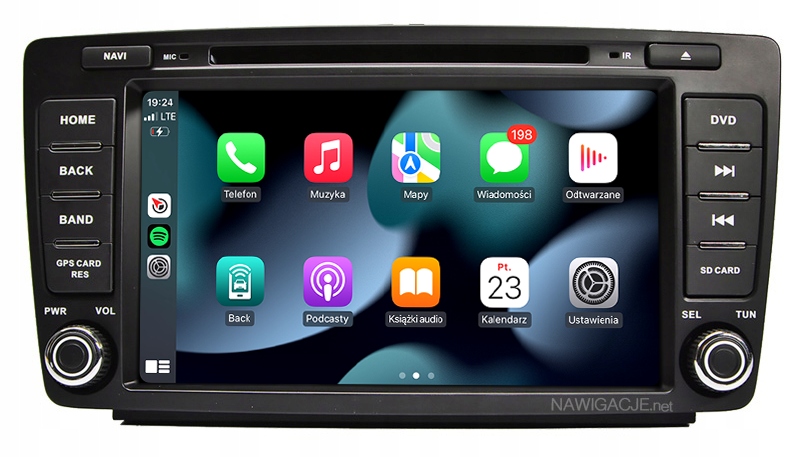 Škoda Octavia 2 Yeti Android Carplay Navigace Rádio 8GB/128GB Dsp