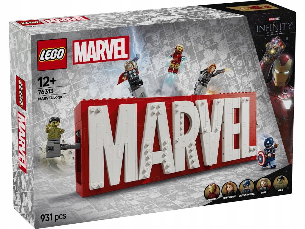 Lego 76313 Heroes Logo Marvel s minifigurkami