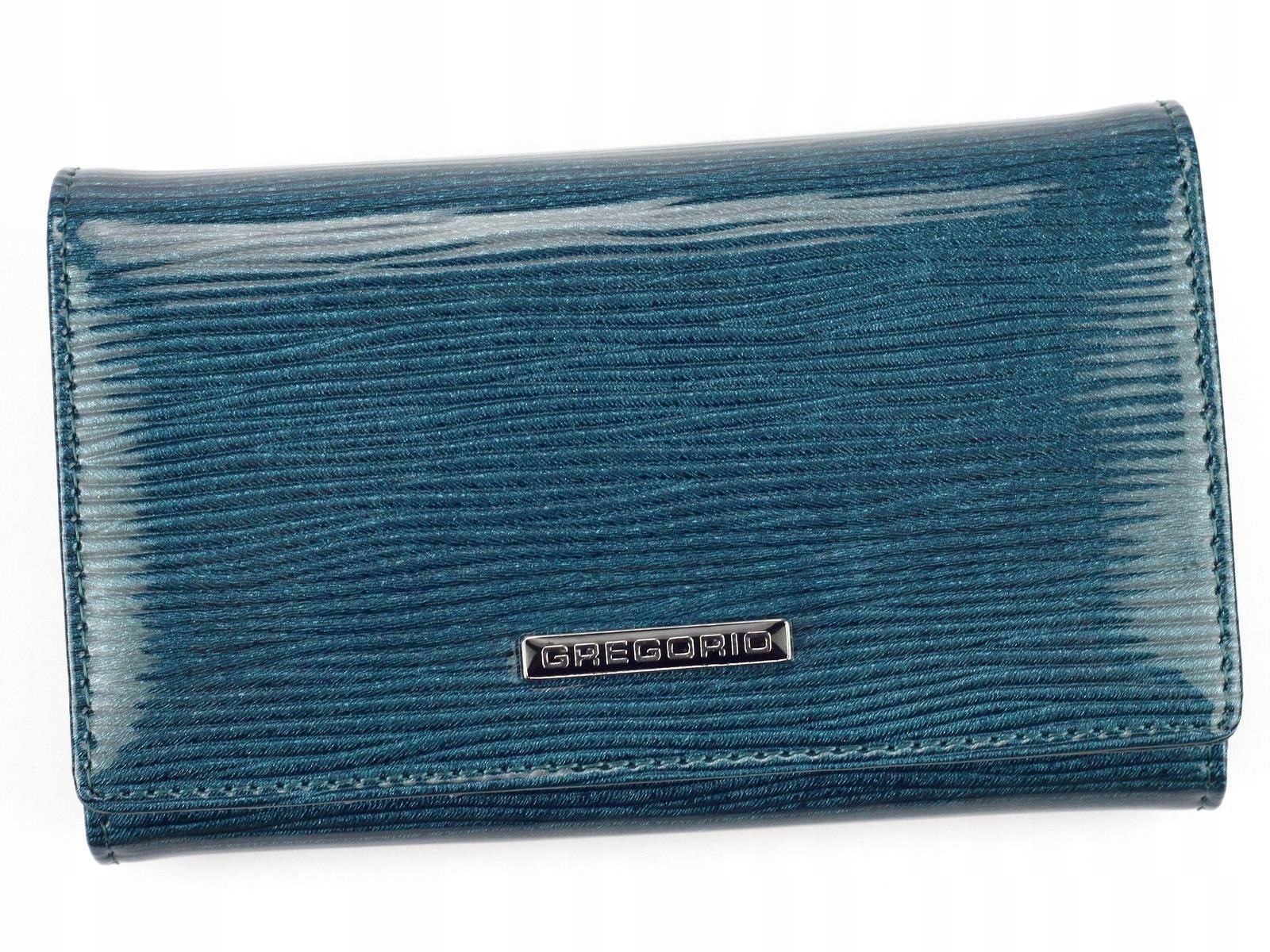 

Gregorio LN-101 niebieski portfel damski