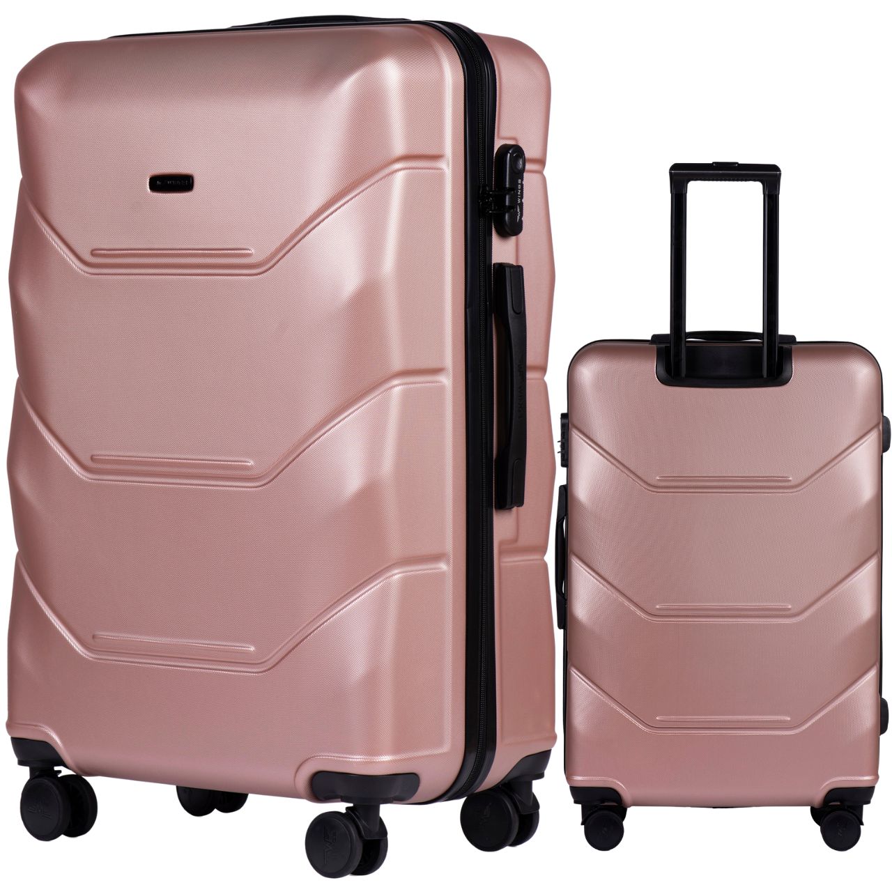 XXL cestovní kufr Wings do letadla Zaznamenávaný na 4 kolečkách, zavazadla