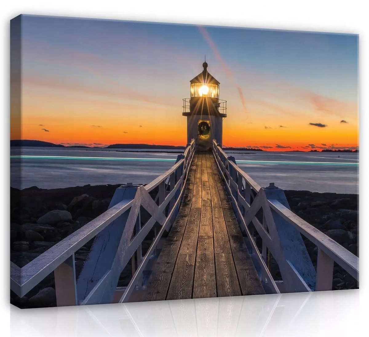 Obraz Na Plátně Canvas 80x60 Most Maják