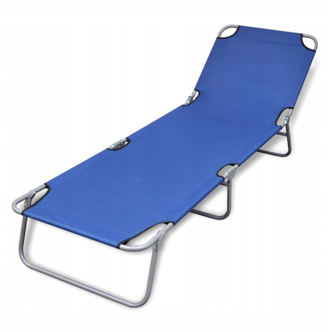 Leżak Łóżko Polowe Ogrodowe Tarasowe Plażowe Składane Aluminiowe