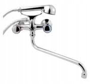 Nástenná Vaňová Batéria S Otočným Výtokom 300 MM Typu S