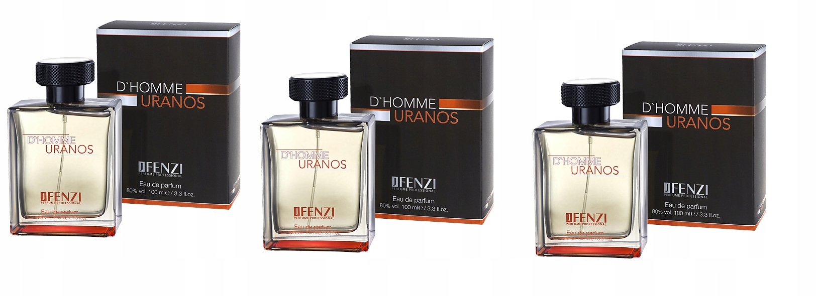 

JFenzi D'homme Uranos 3x100ml eau da parfum