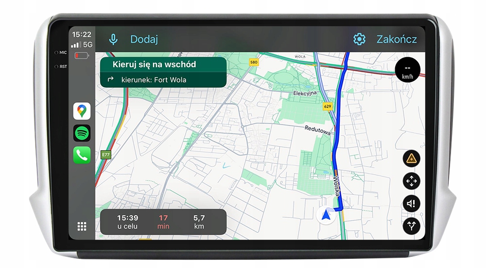 Peugeot 208 2008 Navigační Rádio Android TS20 12GB/256GB 2K Qled