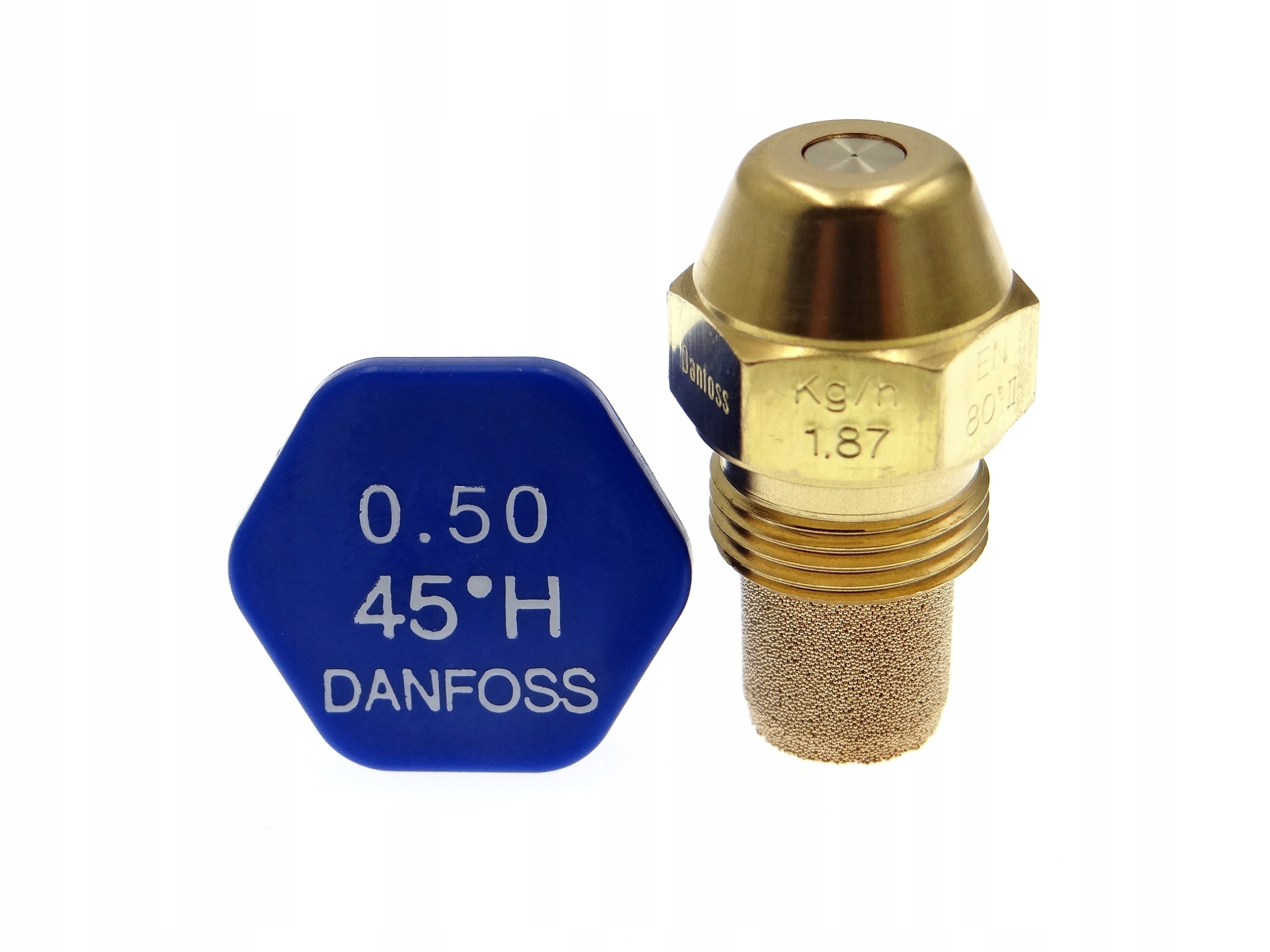 Tryska Danfoss pro olejové hořáky 0,50 USgal/h 45°H 1,87 Kg/h