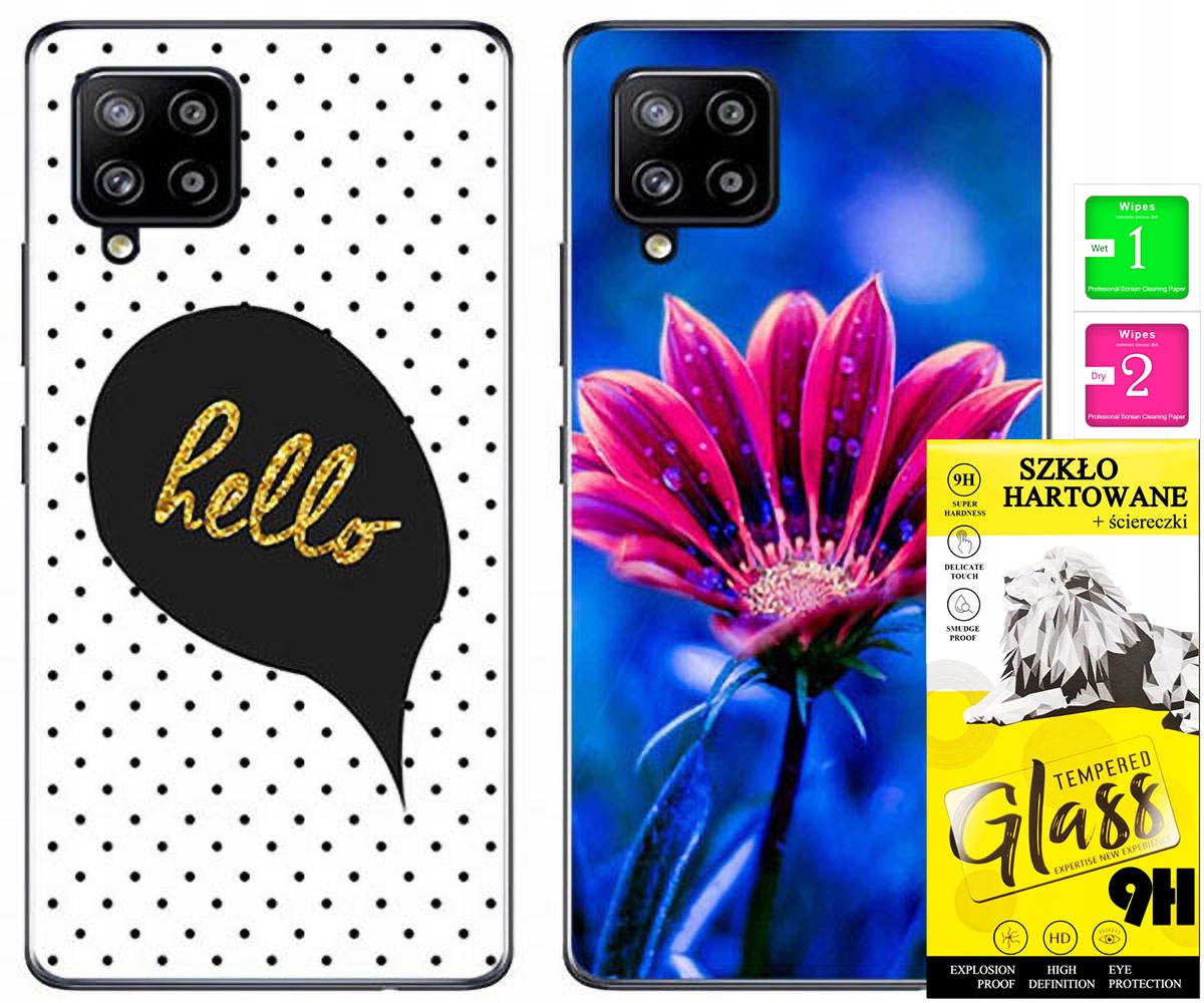 2x ETUI PLECKI FOTO Case OBUDOWA + SZKŁO do Samsung Galaxy A12 (A127)