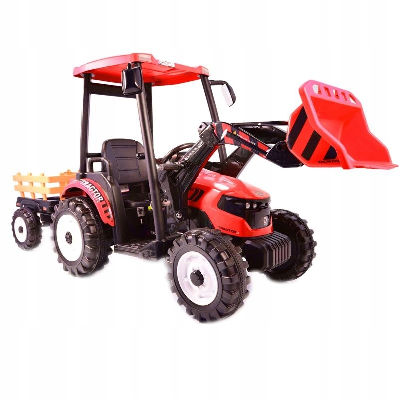 Olbrzymi Traktor Na Akumulator Z Przyczepą 24 V, 400W, PILOT/JS-3158B-24V