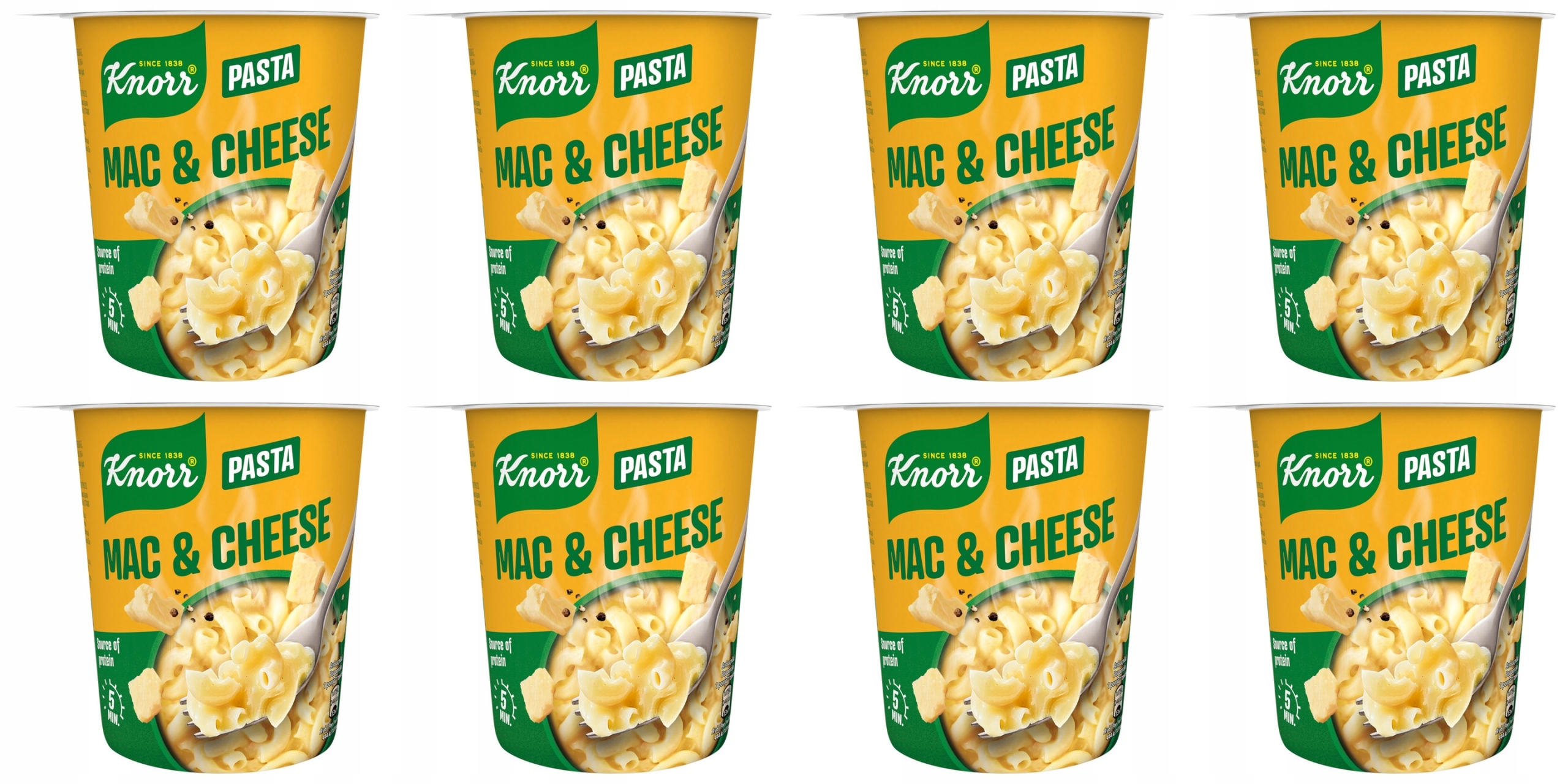 8 x 62 g Knorr Mac&Cheese Pasta Karton