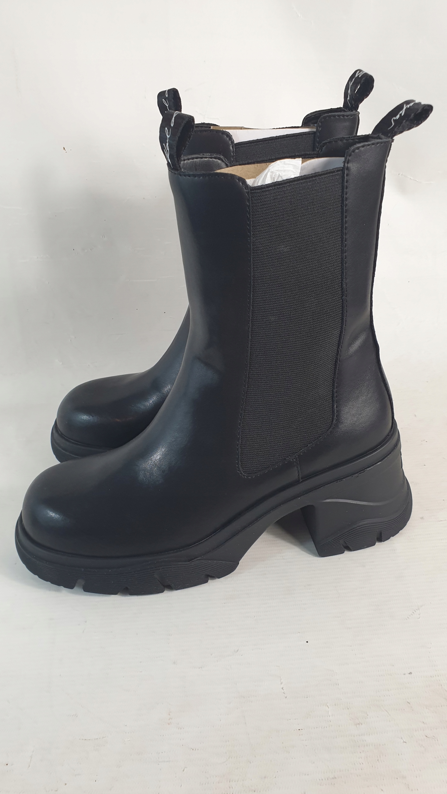 Karl Lagerfeld Originální Kotníkové Boty Kůže 40