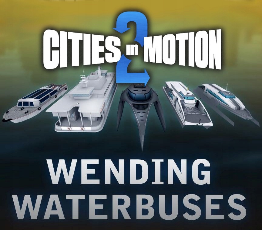 Cities in Motion 2 Wending Waterbuses DLC Steam Kod Klucz