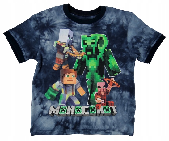 

koszulka Minecraft dziecięca bawełna A3 rozm. 146