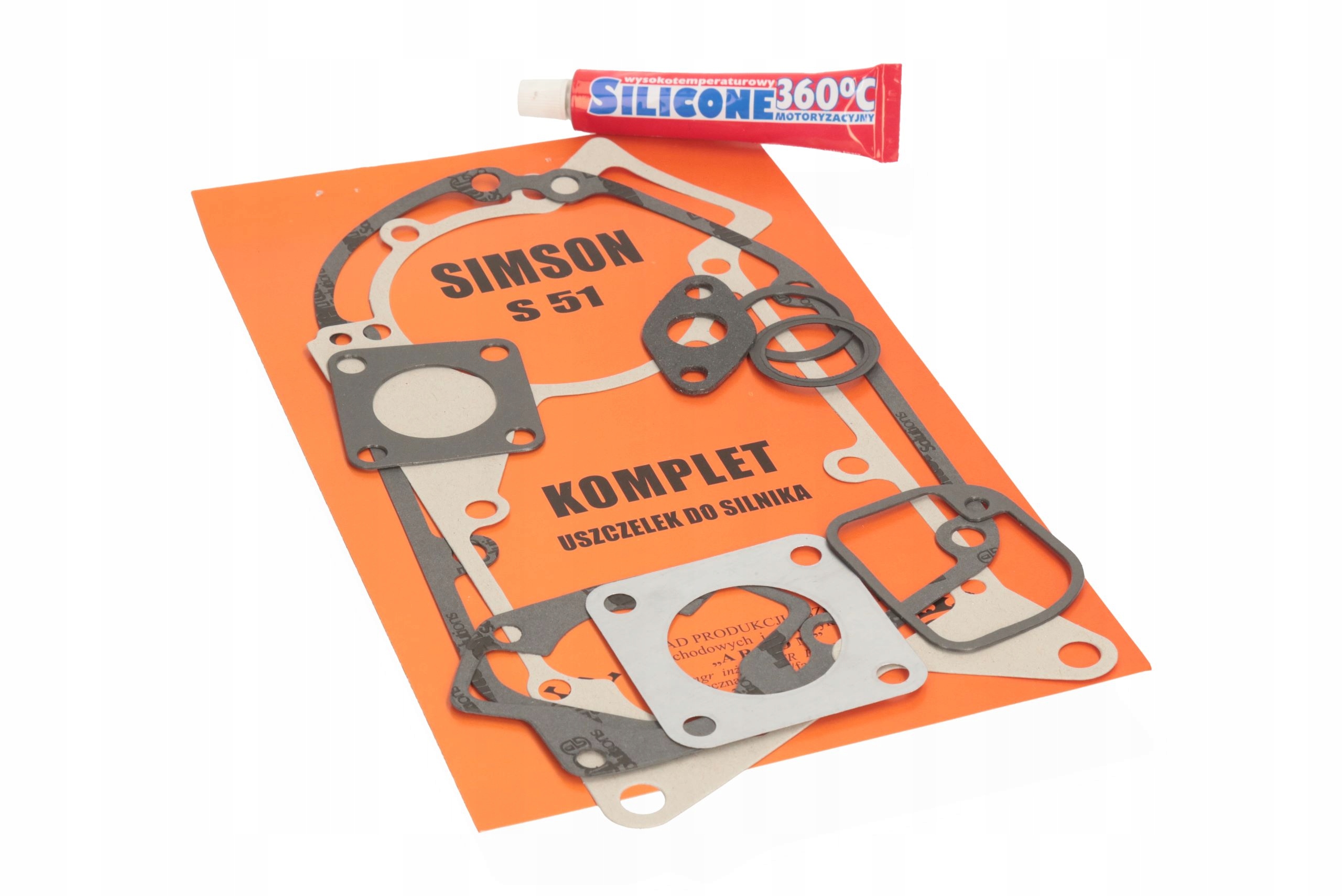 USZCZELKI SILNIKA SILIKON SIMSON S51 SR50 KRYNGIEL Producent inny