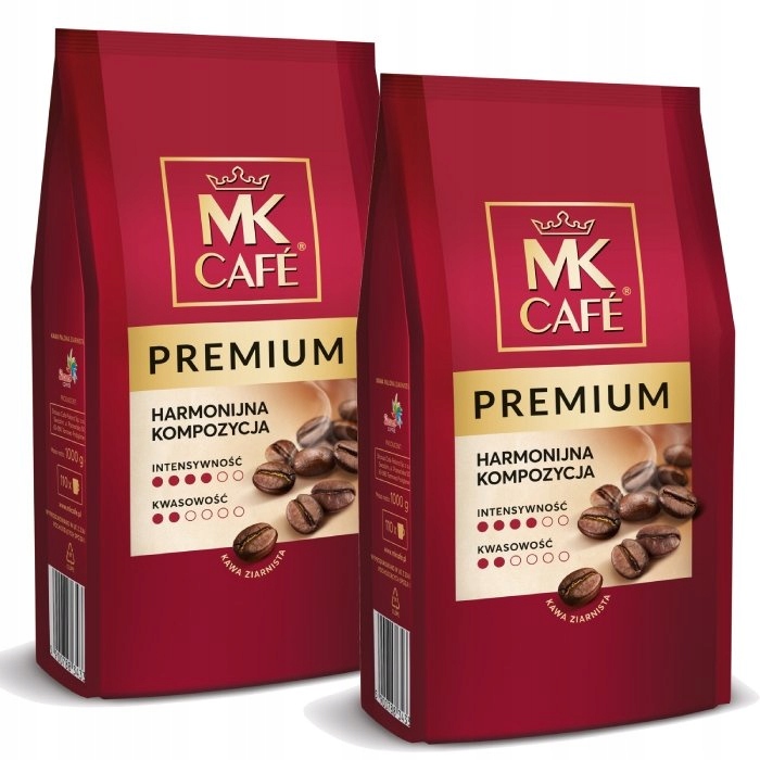 Levně Káva zrnková Mk Cafe Premium 2x1 kg