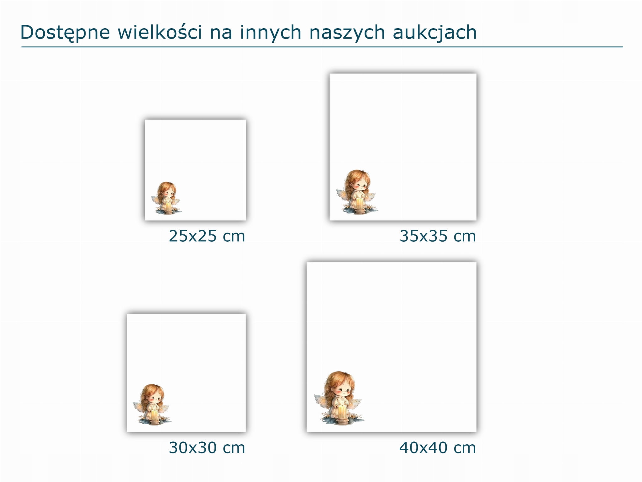 SZKLANA PODSTAWKA POD ZNICZE 25x25cm 554e Aniołek Materiał szkło hartowane