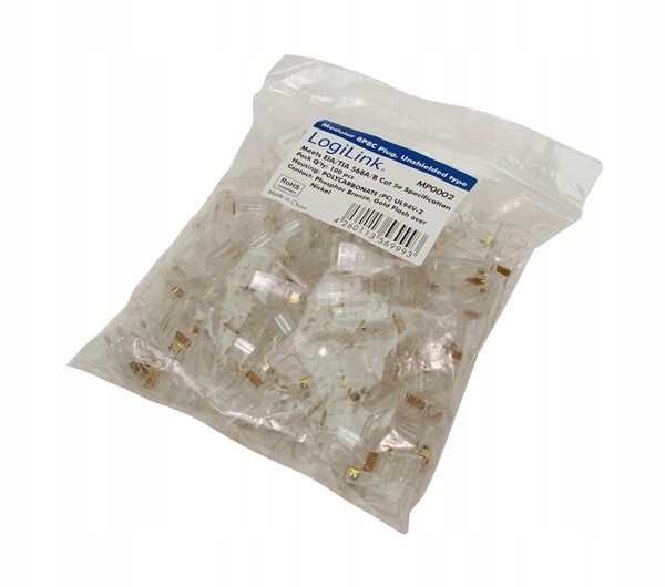 Logilink Wtyki RJ45 100szt.