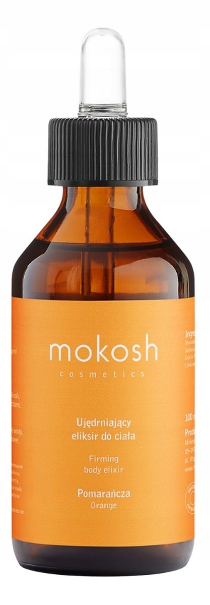 Mokosh Zpevňující tělový elixír pomeranč 100 ml