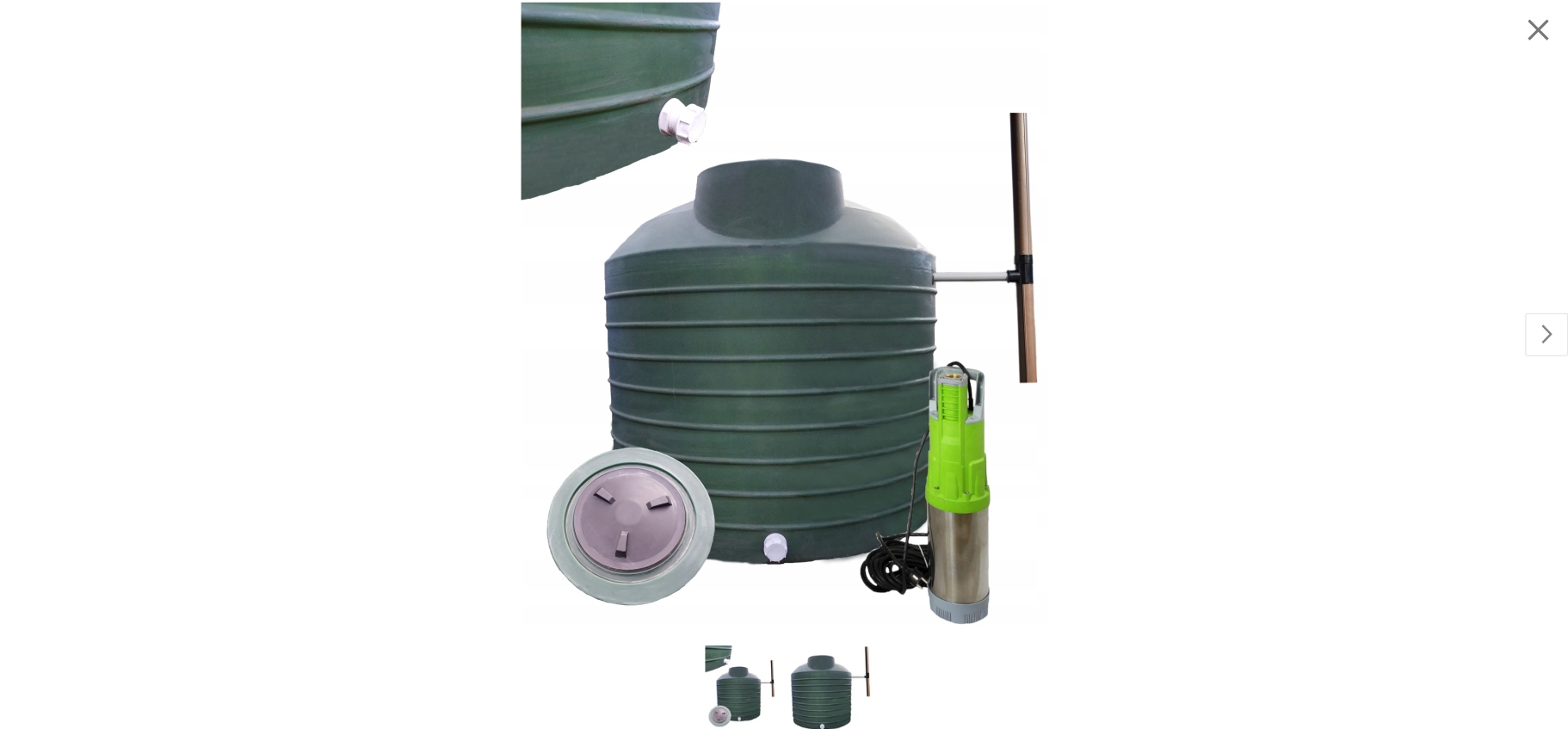 ZBIORNIK NAZIEMNY NA DESZCZÓWKĘ 2000 ZESTAW GOLD MOJA WODA