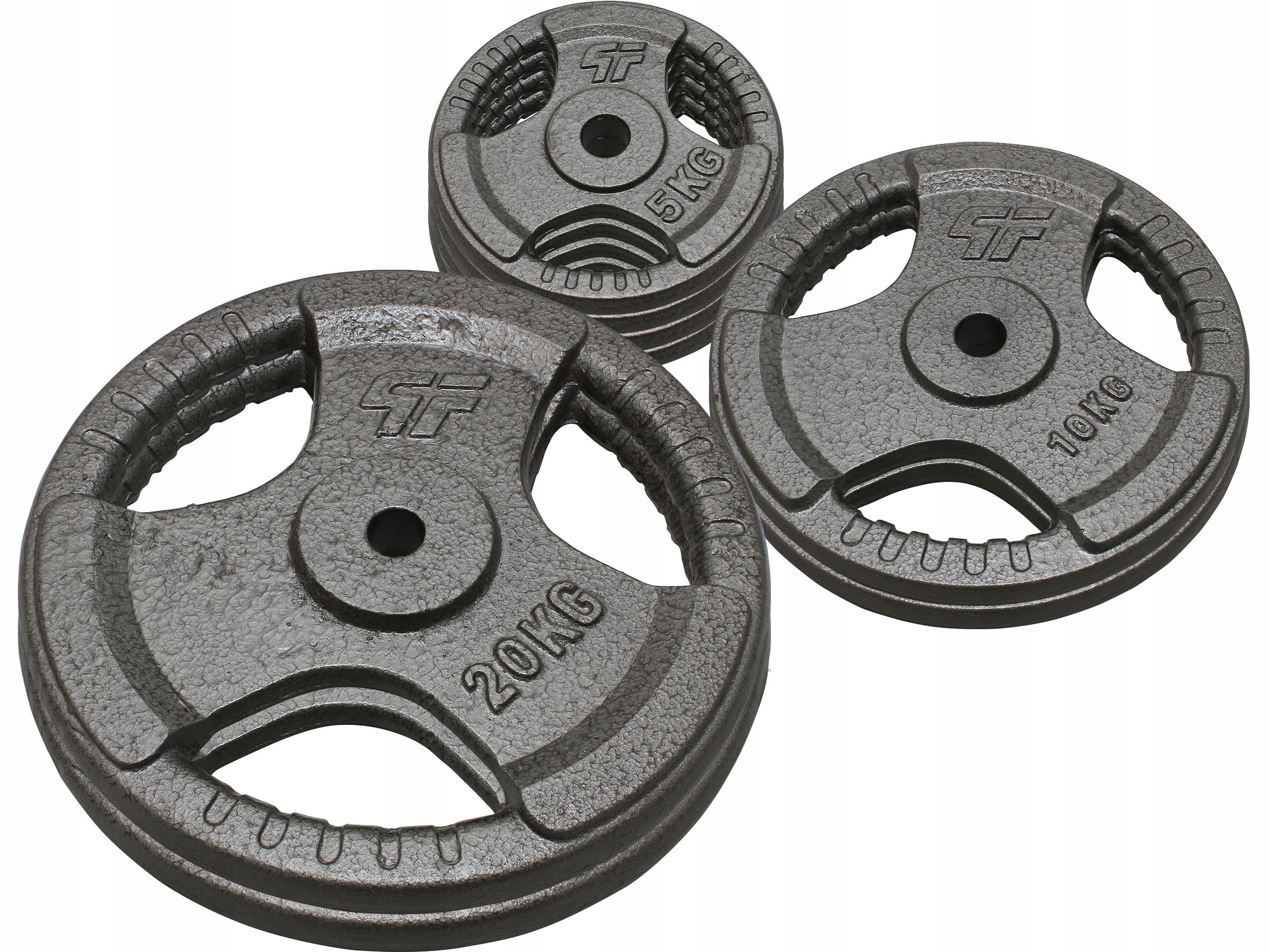 PLATINUM FITNESS ZESTAW OBCIĄŻENIA 80KG ŻELIWNE KIEROWNICA HAMMERTONE