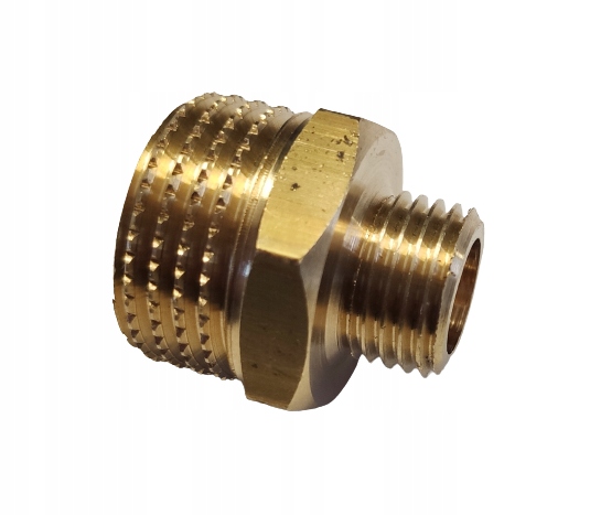 

Mosiężny Nypel Redukcyjny 1/2 x 1/4 Mocny Polski