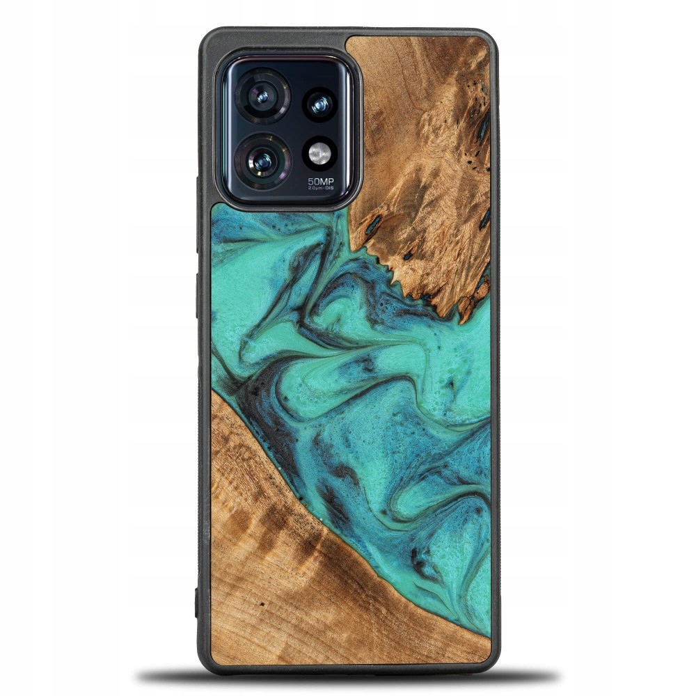 Pouzdro Bewood Unikátní Motorola Edge 40 Pro Tyrkysové