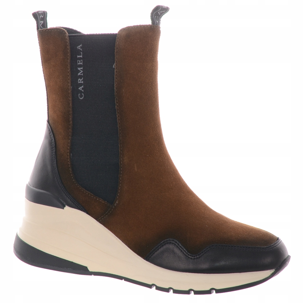 Carmela Dámské Kožené Kotníkové Boty Hnědé 37