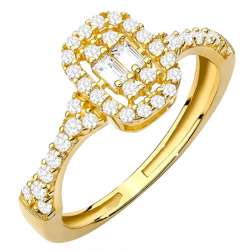 Krásný Stříbrný Prstýnek pr 925 se Zirkony r12