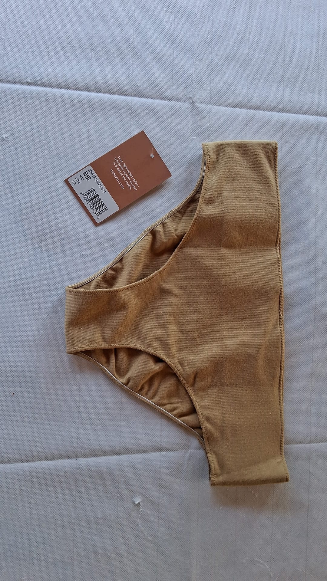Pas do tańca Capezio męski 126, naturalny, rozmiar L
