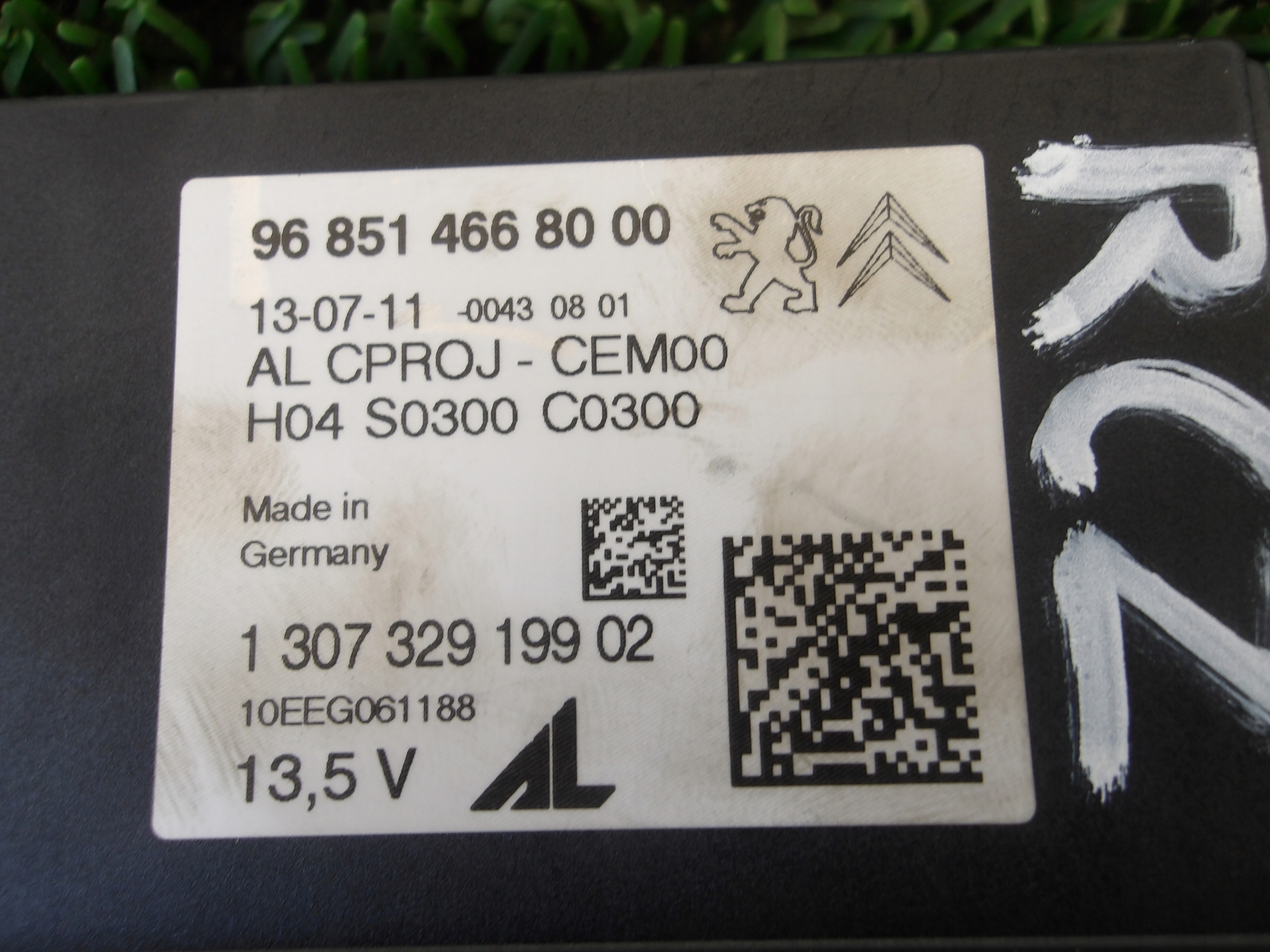 PEUGEOT RCZ 10-15 module control unit XENON OE