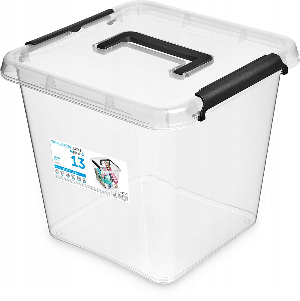 

Pojemnik pudło organizer pokrywa plastikowy 13l