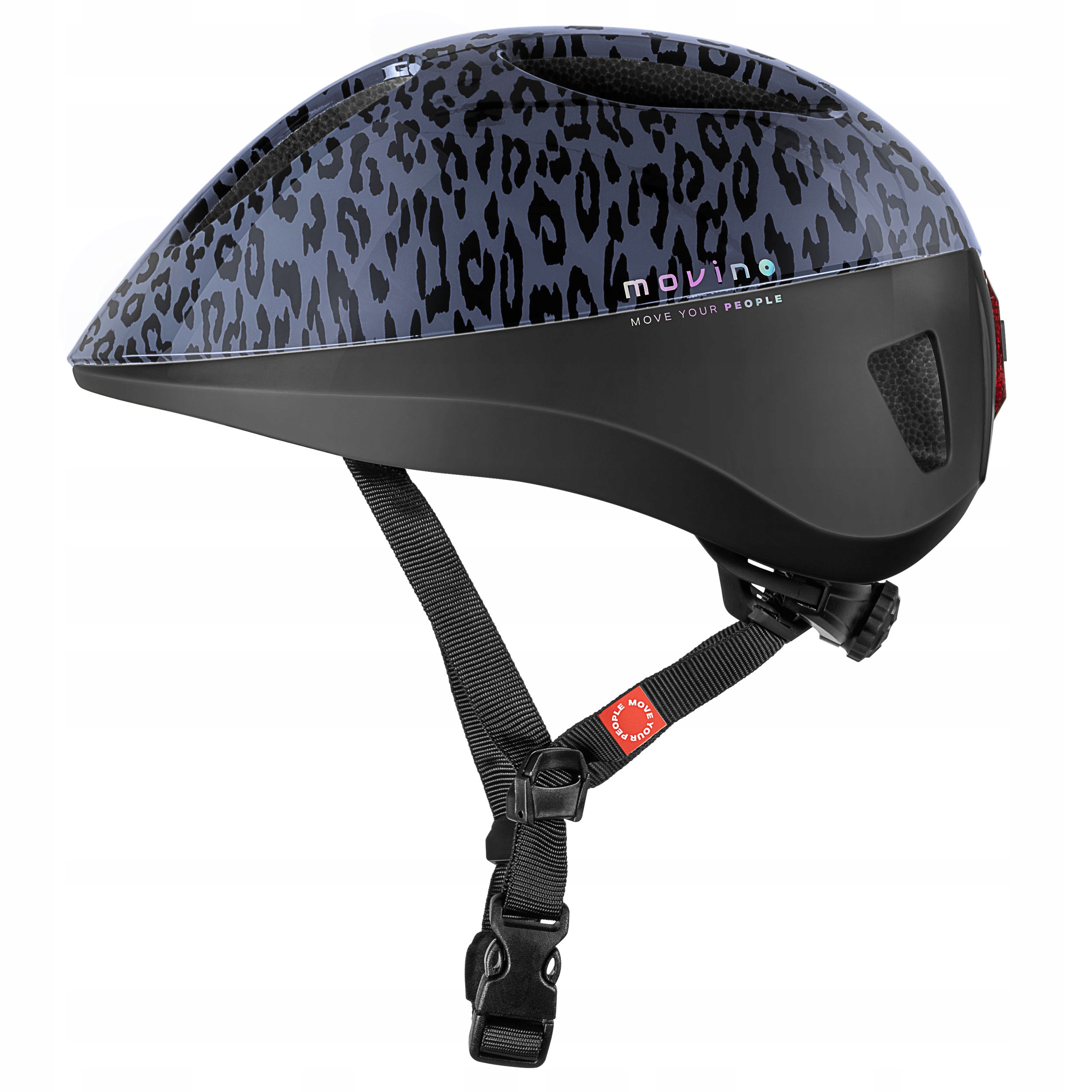 Kask rowerowy Movino Eclipse z Led dla dzieci i dorosłych, lekki 230g