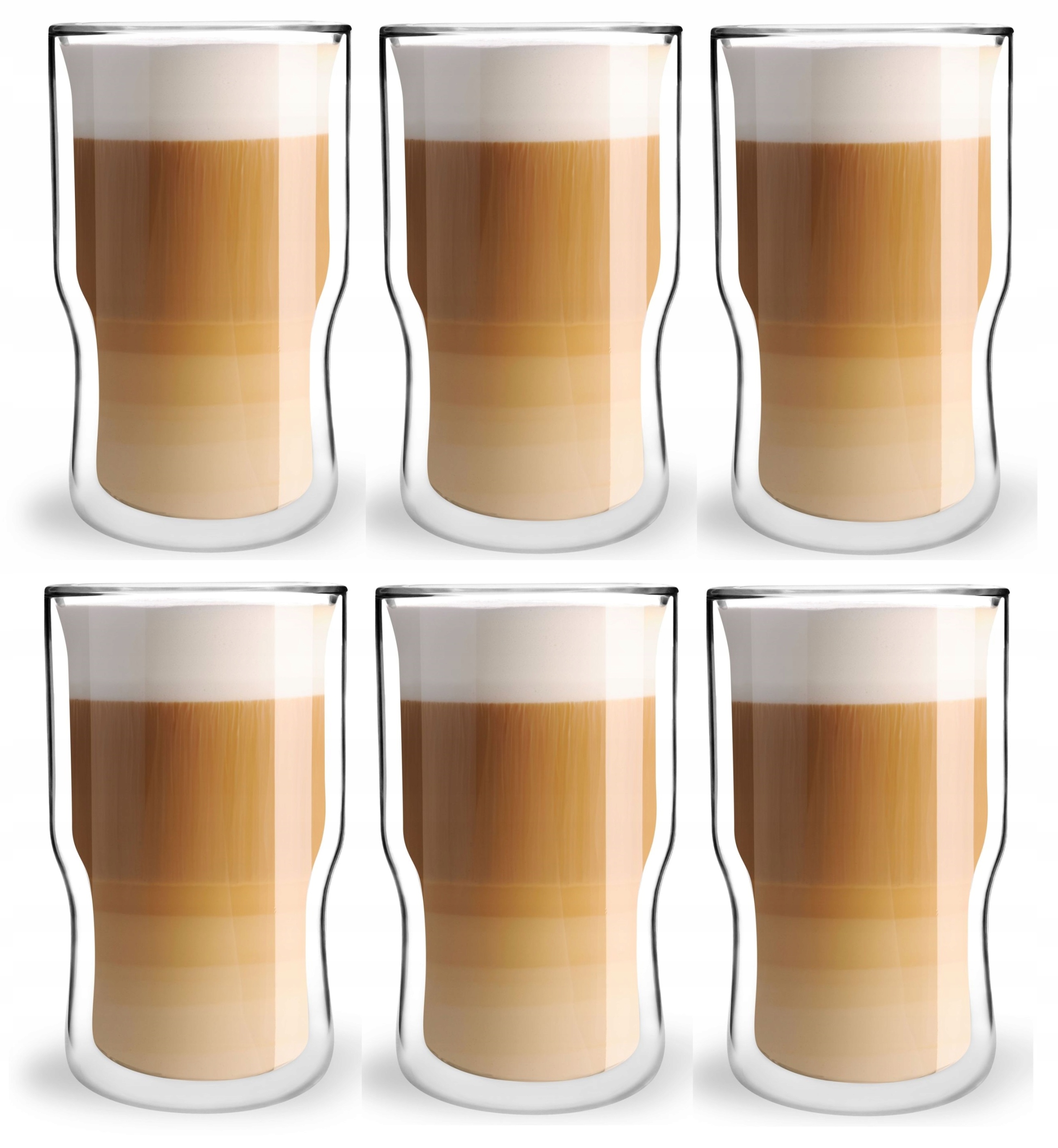 

Vialli 6 Szklanki Termiczne Bolla Kawy Latte Soku