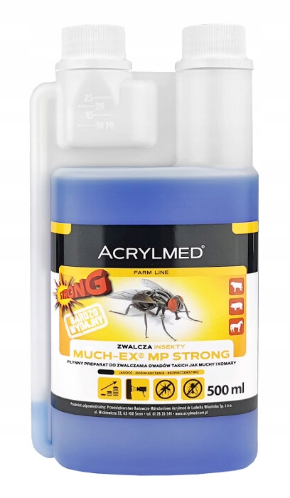 Mocny środek na Muchy Much-ex Mp Strong 500 ml do zwalczania Komarów