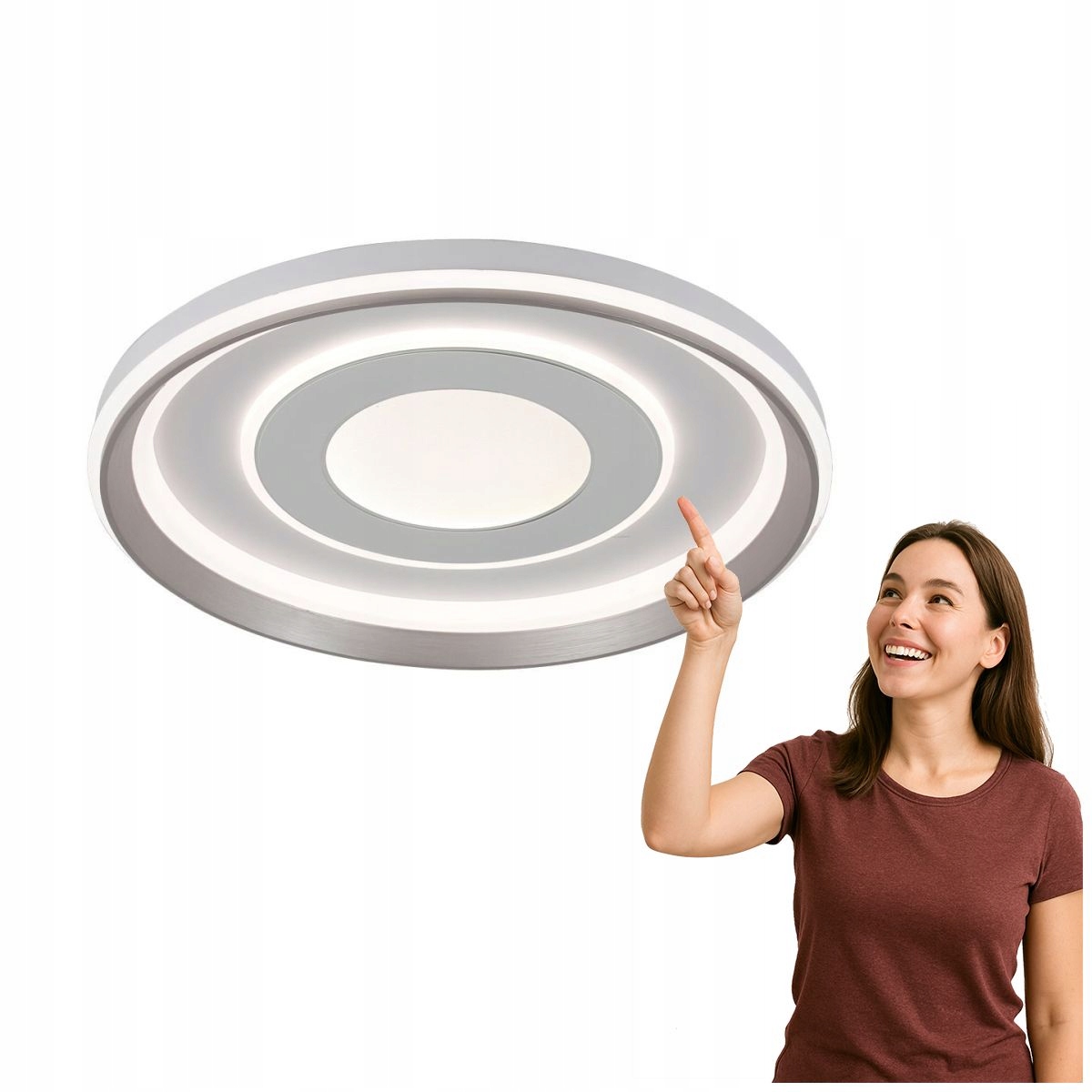 Led stropná lampa 55W Simni CLN-54130-WH-GD Italux